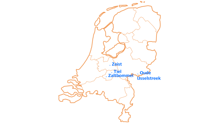 kaart nederland